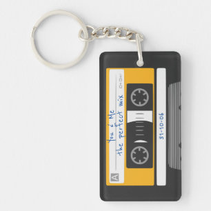 Couple Anniversary 1980のヴィンテージカセットテープ キーホルダー