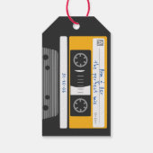 Couple Anniversary 1980のヴィンテージカセットテープ ギフトタグ (裏面)