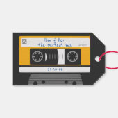 Couple Anniversary 1980のヴィンテージカセットテープ ギフトタグ (正面(横))