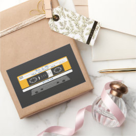 Couple Anniversary 1980のヴィンテージカセットテープ 長方形シール