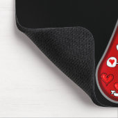 Couple Costume Duo 67 Meme Six Seven Number 7 Vale マウスパッド (コーナー)