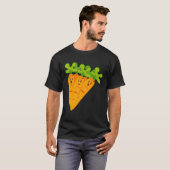 Couple Costume Kid Fun Vegetable Carrot Halloween Tシャツ (正面フル)