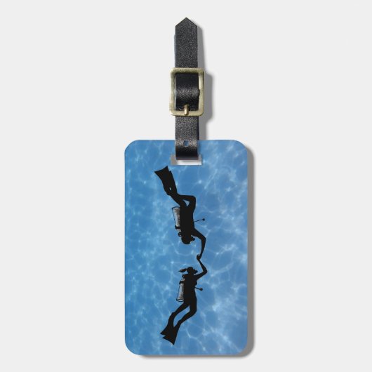 Couple Diver ラゲッジタグ (正面縦)