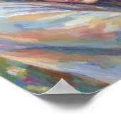 Couple Embrace Impressionist Style ポスター (角)