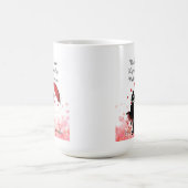 Couple first anniversary Personalized romantic  コーヒーマグカップ (中央)