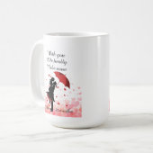 Couple first anniversary Personalized romantic  コーヒーマグカップ (正面左)