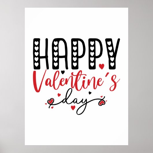 Couple Gift Happy Valentine Day ポスター (正面)