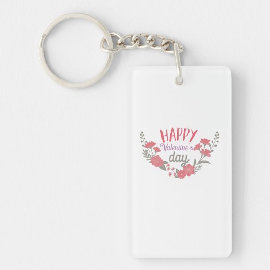 Couple Gift Happy Valentine's Day キーホルダー (正面)
