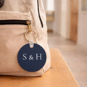 Couple Gift Monogram Outdoor Watercolor キーホルダー