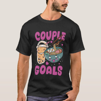 Couple Goals Bubble Tea Boba Tea Tシャツ