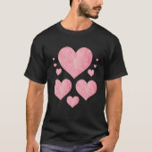 Couple Hearts Love Valentines Day  5 Tシャツ (正面)