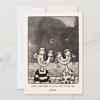 Couple In love hand drawn Valentine's Card シーズンカード