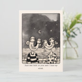 Couple In love hand drawn Valentine's Card シーズンカード (スタンド正面)