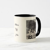 Couple In love Ink Painting Customizable Mug マグカップ (正面右)