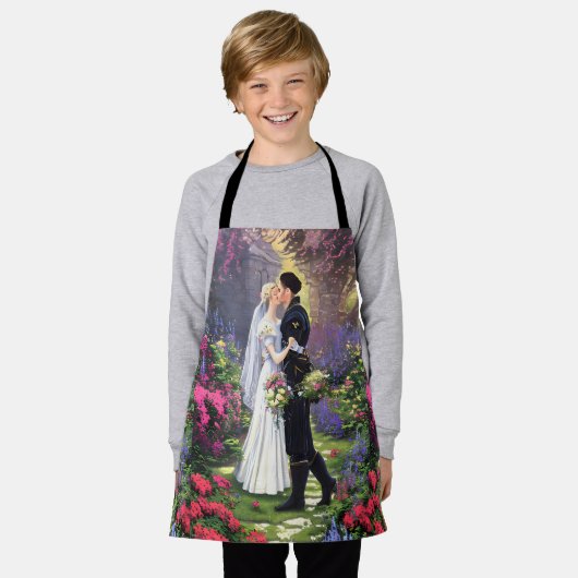 Couple in The Park-56476 エプロン (着用した状態)