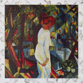 Couple in the Woods by August Macke, Vintage Art ジグソーパズル