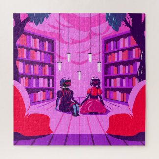 Couple in Uniforms by a House ジグソーパズル