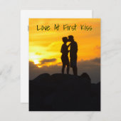 Couple kissing on the rocks in Key West (正面/裏面)