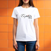 Couple Matching Pilot & Airplane Simple Custom Tシャツ