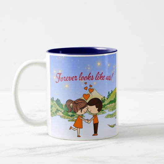 Couple mug ツートーンマグカップ (左)