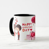 Couple mug, coffee mug for Valentine's Day gift マグカップ (正面左)