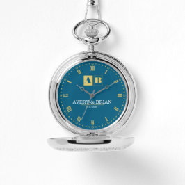 Couple Name Custom Engraved Romantic  Monogram 腕時計