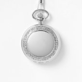 Couple Name Custom Engraved Romantic  Monogram 腕時計 (閉まった状態)