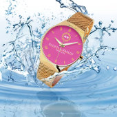 Couple Name Custom Engraved Romantic Monogram 腕時計