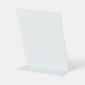 Couple name gray golden frame border wedding date  台座サイン (裏面)