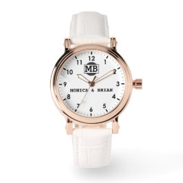 Couple Name Sentimental Wedding Keepsake 腕時計