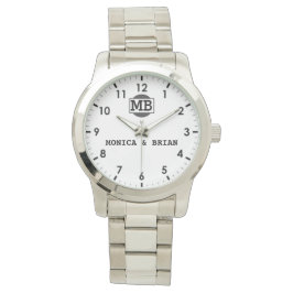 Couple Name Sentimental Wedding Keepsake 腕時計