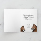 Couple of horses カード (内部)