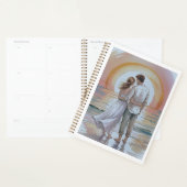 Couple on the beach at sunset プランナー手帳 (ディスプレー)