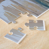 Couple on the beach at sunset puzzle ジグソーパズル (側面)