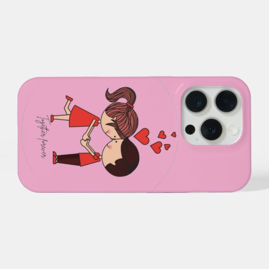 Couple phone case  iPhoneケース (裏面横)