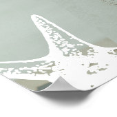 Couple photo coastal wedding welcome  ポスター (角)