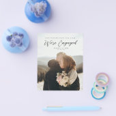 Couple Photo Engagement Party Welcome Fyler チラシ (シングル)