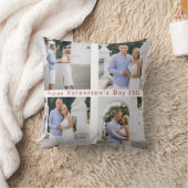 Couple Romantic Moments Customizable Valentine  クッション (ブランケット)