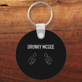 Couple St Patricks Day Shirts Men Women Im Drunky  キーホルダー (正面)