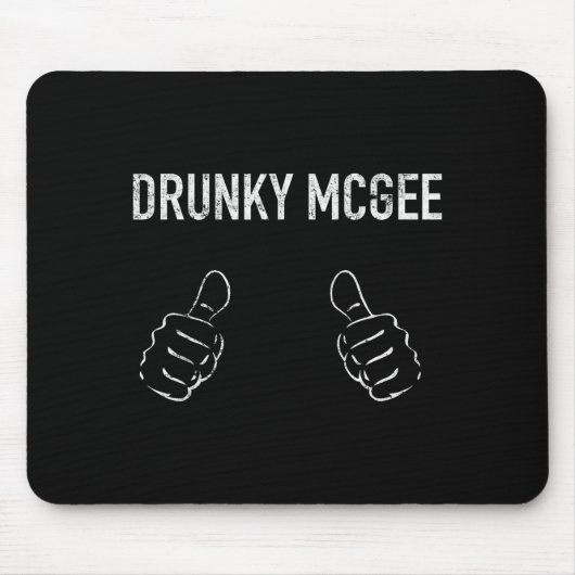 Couple St Patricks Day Shirts Men Women Im Drunky マウスパッド (正面)