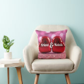 Couple valentine romantic heart decoration クッション (椅子)