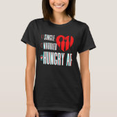 Couple Valentine's Day Single Married Or Hungry AF Tシャツ (正面)