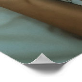 Couple Wedding Image Poster Personalized Love Deco ポスター (角)