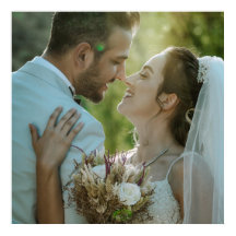 Couple Wedding Image Poster Personalized Love Deco