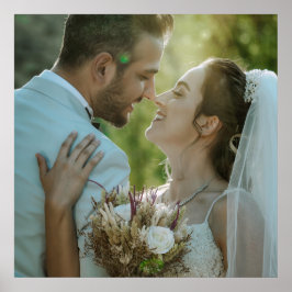 Couple Wedding Image Poster Personalized Love Deco ポスター