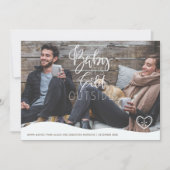 Couple winter greetings Baby Its Cold Outside シーズンカード (正面)