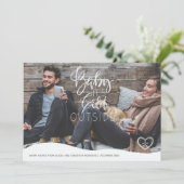 Couple winter greetings Baby Its Cold Outside シーズンカード (スタンド正面)