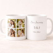 Couples Anniversary Gift Photo Collage コーヒーマグカップ