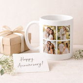 Couples Anniversary Gift Photo Collage コーヒーマグカップ