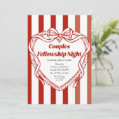 Couples Fellowship Night Church Event 招待状 (スタンド正面)